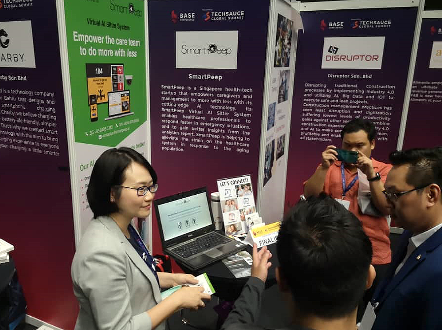 SmartPeep's tweet photo. Top 8 of the Startups Fight Club at the Base Conference 2020! A great experience for us to participate in this competition and knowledge-sharing platform with other great startups around the Asia Pacific.
#SmartPeep #BASEConference2020 #ElderlySafety #ElderlyCare #AI #Startup https://t.co/pq8Qrq7rRx