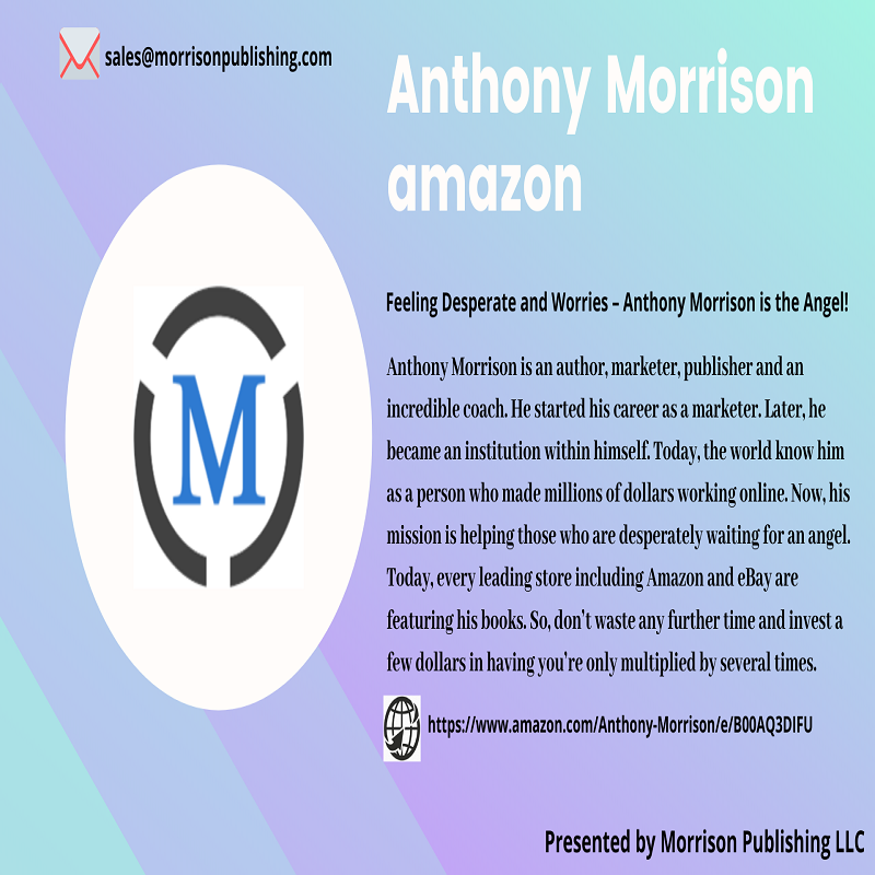 AMFan26's tweet photo. Anthony`s books are perfect for technical studies. However, his grasp of several issues and subjects makes him an ideal mentor.
Get details π https://t.co/8j3qBbwHWQ βοΈ
"Shere Through & Help Us To Spread!"
#anthonymorrisonamazon #nevergiveup #motivationalspeaker https://t.co/5DTUutP8OH
