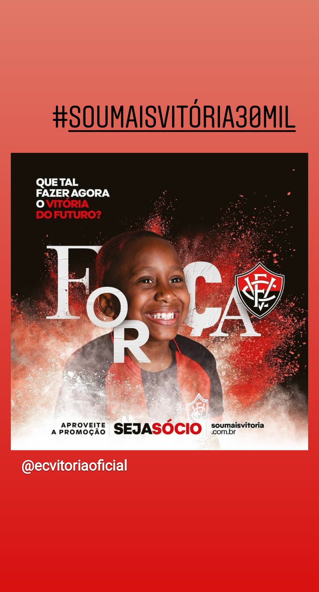 Natan_Jesus20's tweet photo. #SouMaisVitoria30mil Vamos lá galera fortalecer cada vez mais nosso Leão da Barra @ECVitoria #SouMaisVitoria30mil @SMVOficial https://t.co/a9uRGdDCGs