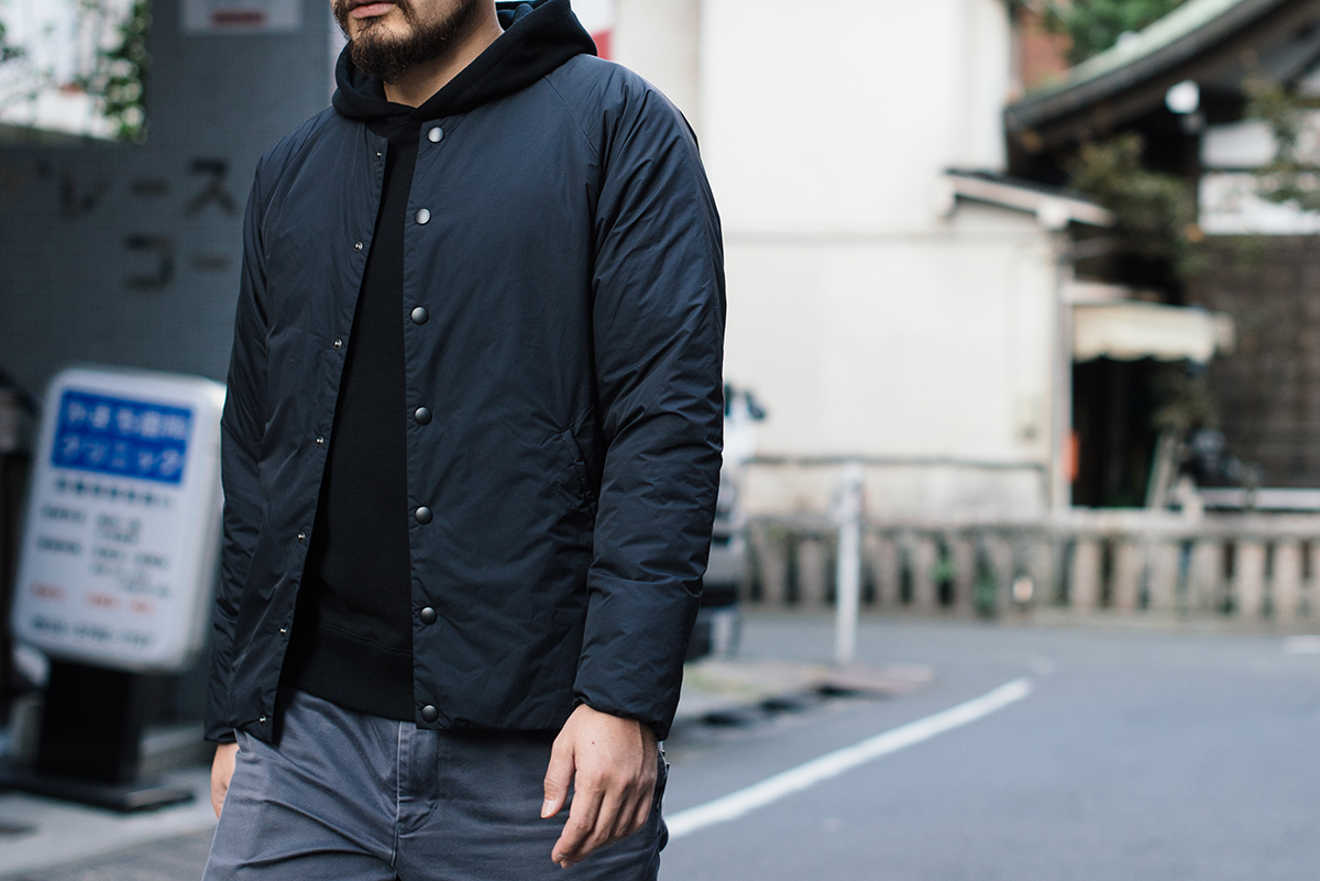 10YCのユーティリティジャケット　ブラック Utility Jacket