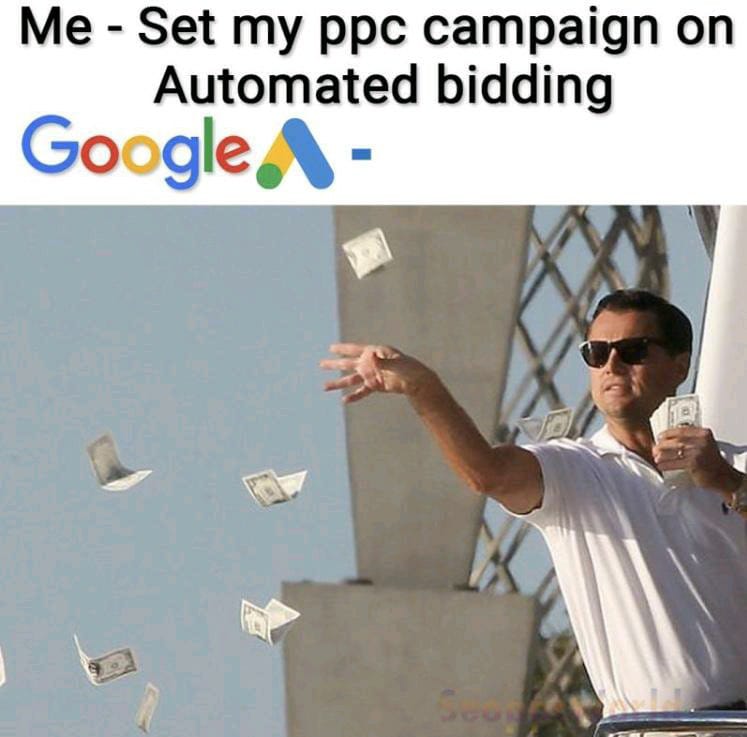 Only Digital Marketers can relate to this 🤣 #DigitalMarketing #PPCCampaigns #AutomatedBidding