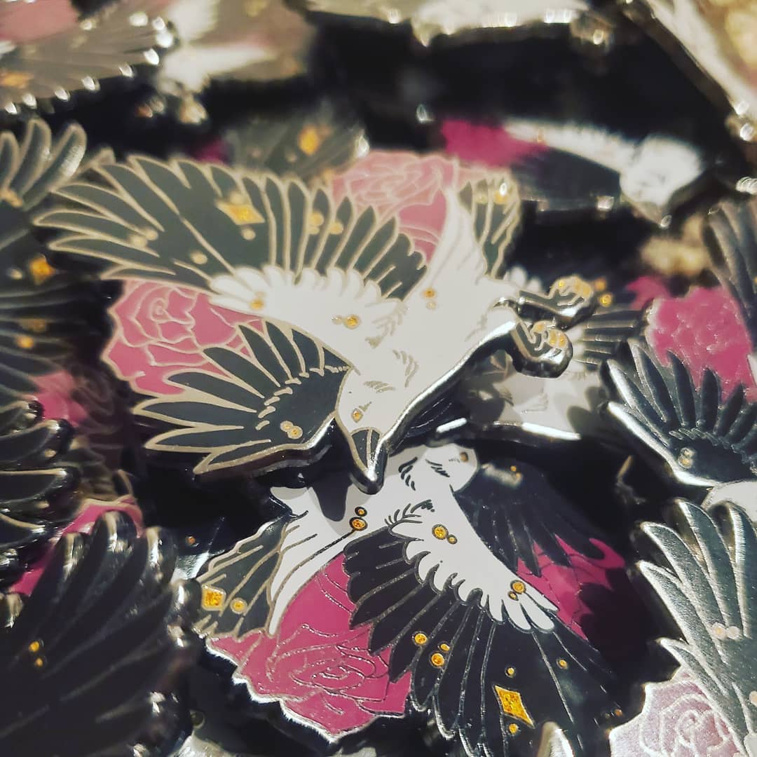 Greylethallin's tweet image. Hey everyone my enamel pins are in sale until the 14th

Regular price for 1 is 15

But with each additional it's discounted! 2/20 3/30 etc!  DM ME FOR DETAILS #enamelpin #pinsale #forsale #pins #art #artsales