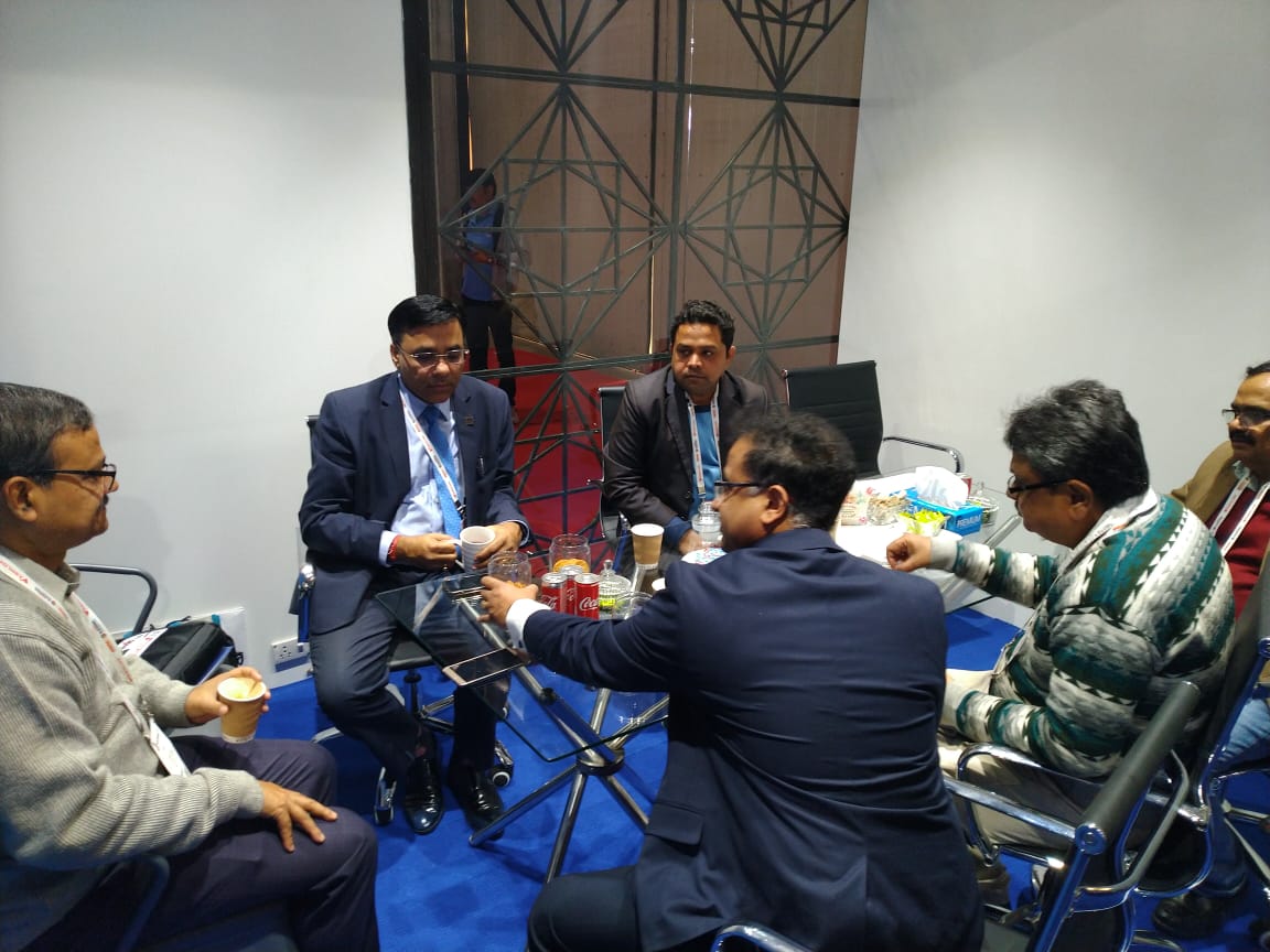 SterlitElectric's tweet photo. It was wonderful to have dignitaries visiting our stall at @ELECRAMALive 2020
Mr Chavan - #MSETCL
Rafikul Islam, Supratik Mitra & Sukanta Biswas - #WBSETCL
Mr. B.B Chauhan & Mr.Y.V Joshi - #GETCO
Dr. Nagaraja - #PRDC
#SterlitePowerAtElecrama2020 #ELECRAMA2020 https://t.co/cvCW9Re9Vb