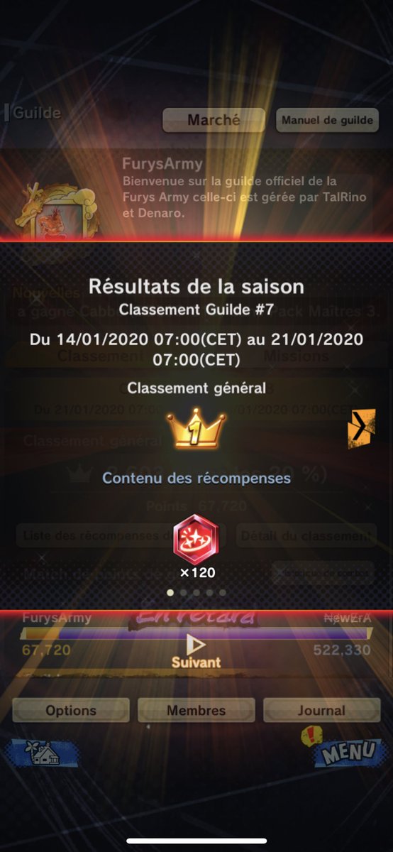 TalRinoYT's tweet photo. Saison Guilde 7 ✅ #DBLegends 

Top 1 les potes avec quasi 110M de points.

Du 1er au dernier jour 🔥
En etant 1er dans tous les domaines de points 👌

Merci à tous les potos de la guilde, des monstres 🙏 https://t.co/R7N82doAbW