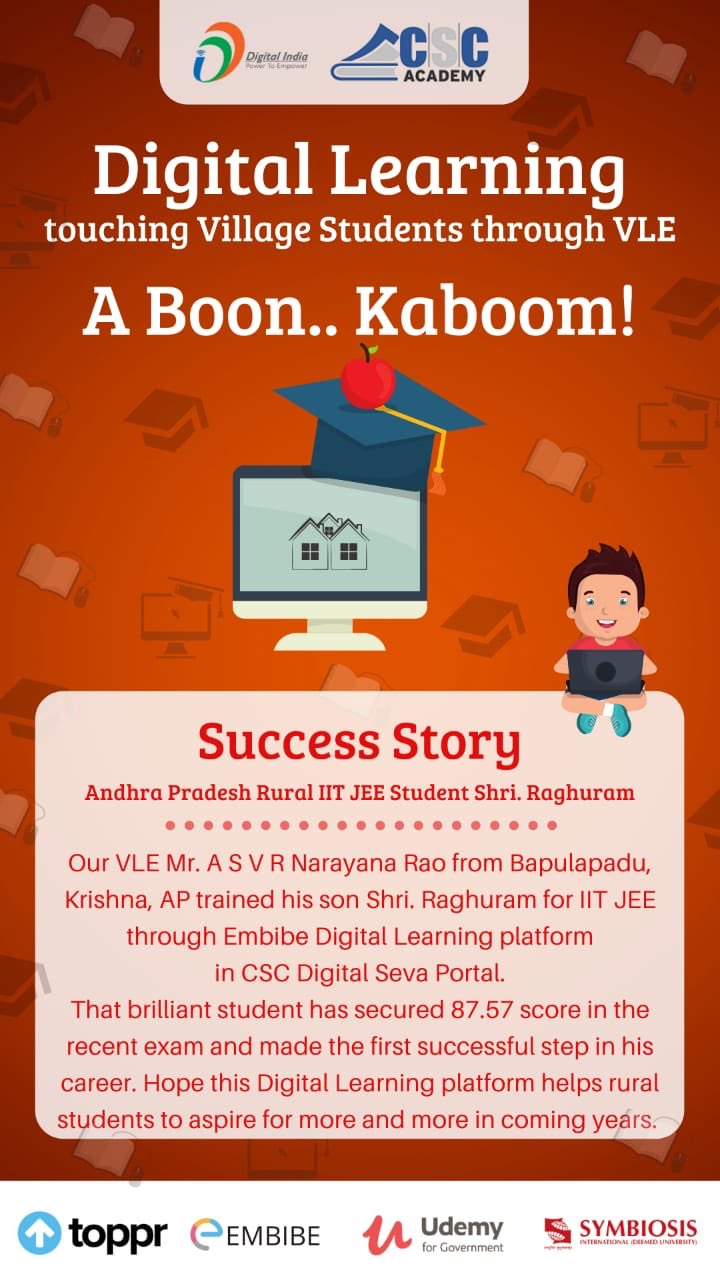 All Csc Can Help Students Of Their Areas For Clearing Iit And Neet
