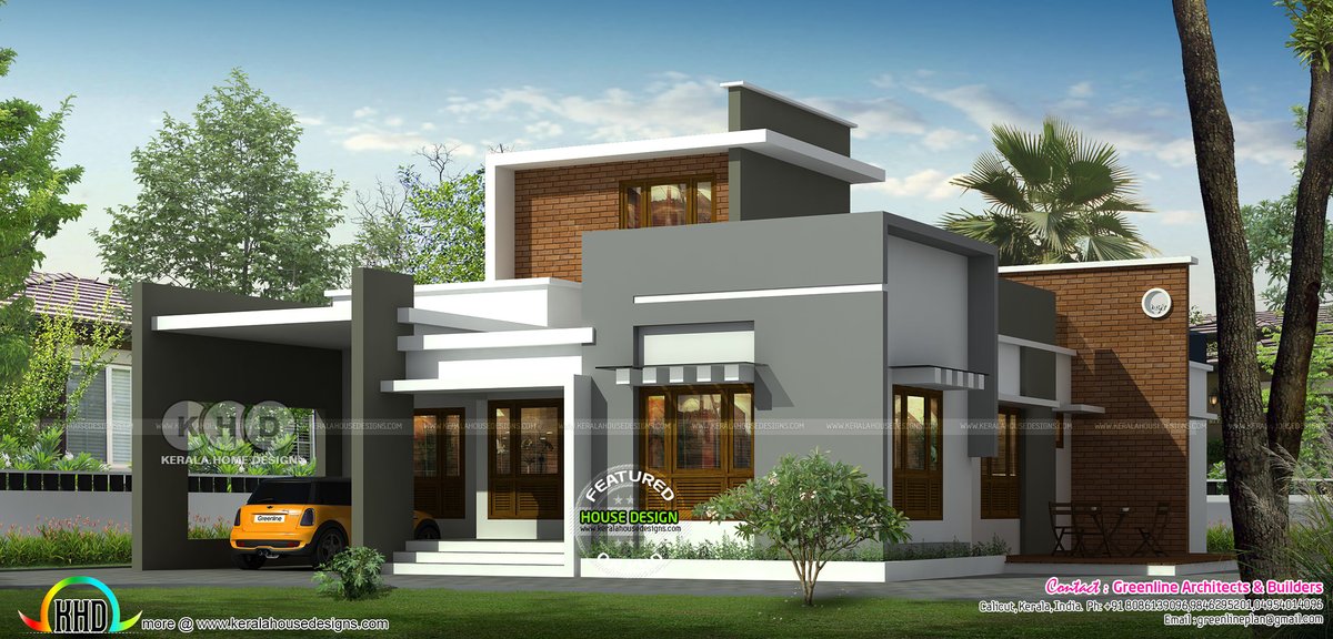 Kerala Home On Twitter Box Model Contemporary Style Budget Friendly House Https T Co Iatqvedlsg
