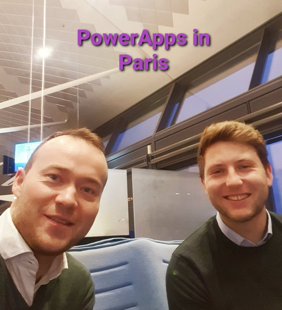 ThomasHJohansen's tweet photo. Going to Paris together with @simbrandstrup, to do a new concept for model-driven PowerApps. #PowerApps, @project #projectum https://t.co/1hEmMrzidY