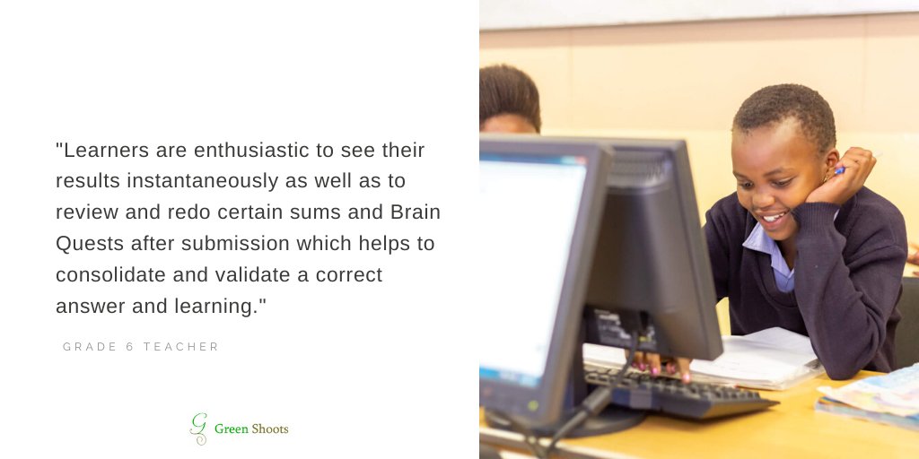 GreenShootsEdu's tweet photo. Learner feedback... 

#qualityeducationforall
#edtech
#maths
#encouragingprogress https://t.co/HFDKpzLoHz