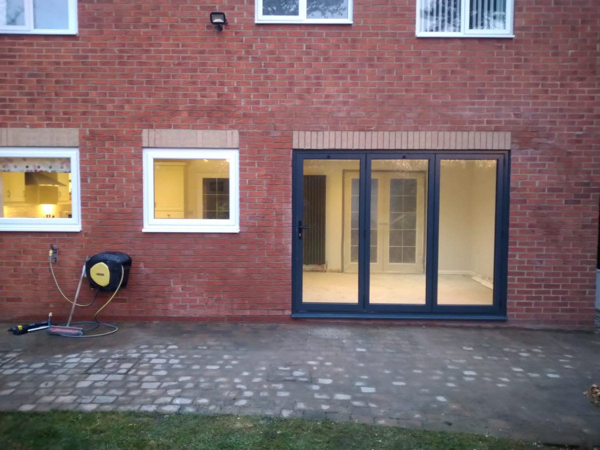 Before, during and after😍

We took out old french doors, made opening bigger and replaced with new classy bi folds✨

#transformationtuesday