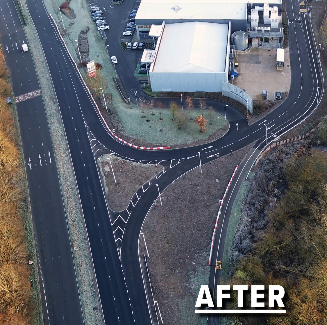 SwindonCouncil's tweet photo. Yesterday we opened a brand new slip road that allows drivers to leave #Mannington Retail Park straight onto Great Western Way.
Itโs all part of the ยฃ3.2m upgrade to Mannington Roundabout that will reduce congestion and increase traffic flow.
#Swindon https://t.co/VSuOfKkK40