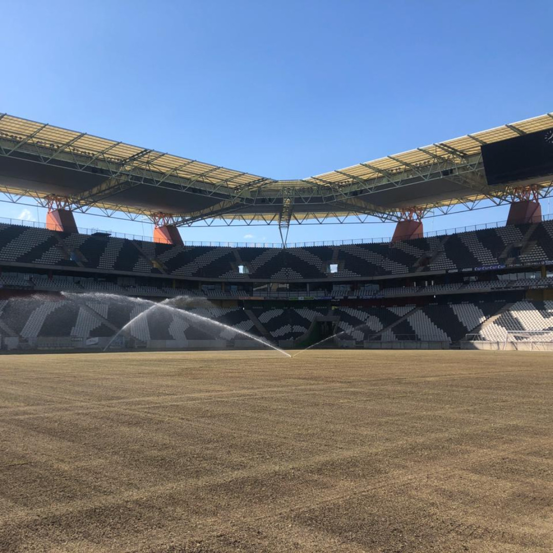 SyngentaTurfSA's tweet image. Nearly done.
#Interseeding #MbombelaStadium #SouthAfrica