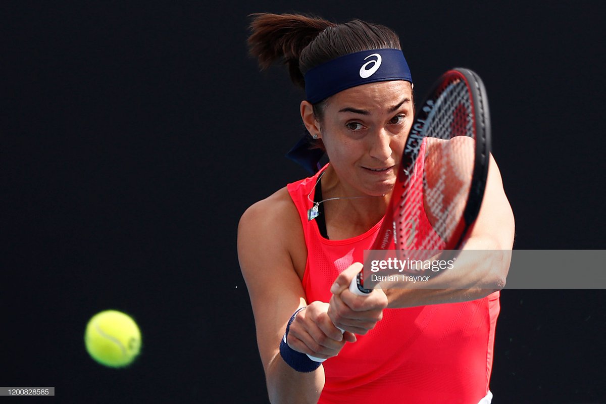 TeamCaroGarcia's tweet photo. . @CaroGarcia en route to the 2nd round of @AustralianOpen. Won 67(5) 62 62 over M. Brengle. Next: Ons Jabeur, tomorrow. 3/3 © Photos @GettyImages https://t.co/XA9OLnsrxO