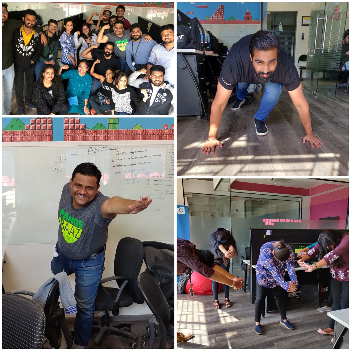 Inscripts's tweet image. Inshape Office Zumba is a power packed and fun filled session which helps our employees to release stress and increase their productivity 💪