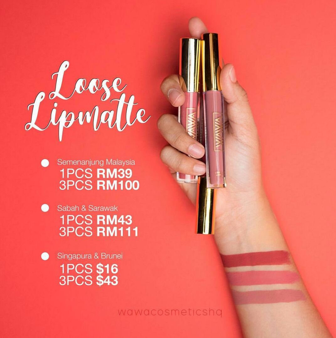 nuurrrull's tweet photo. WAWA lipmatte. Ringan je bila pakai tapi tahan lama 😍😍 https://t.co/F5H9XyWd8X