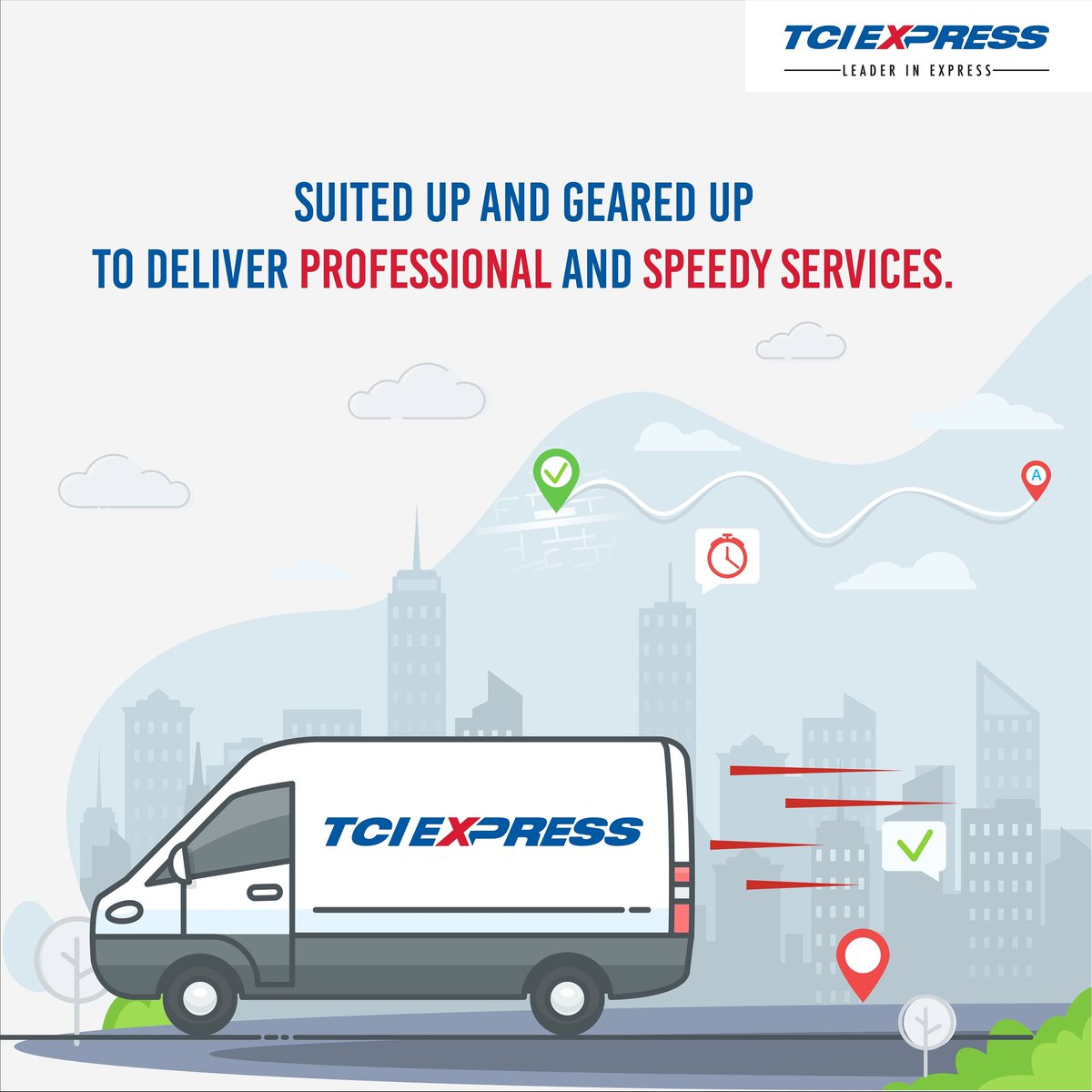 TCIExpressLtd's tweet photo. We stay ahead of the rest in speed and professionalism, in our delivery services. Because we believe that the faster we bring a smile to your face, the happier we ourselves will be!
#SpeedyDelivery #DeliveryServices #LeadersInExpress #TCIEXPRESS #DeliveringExpectationsOnTime https://t.co/ZfX8c3YnBZ