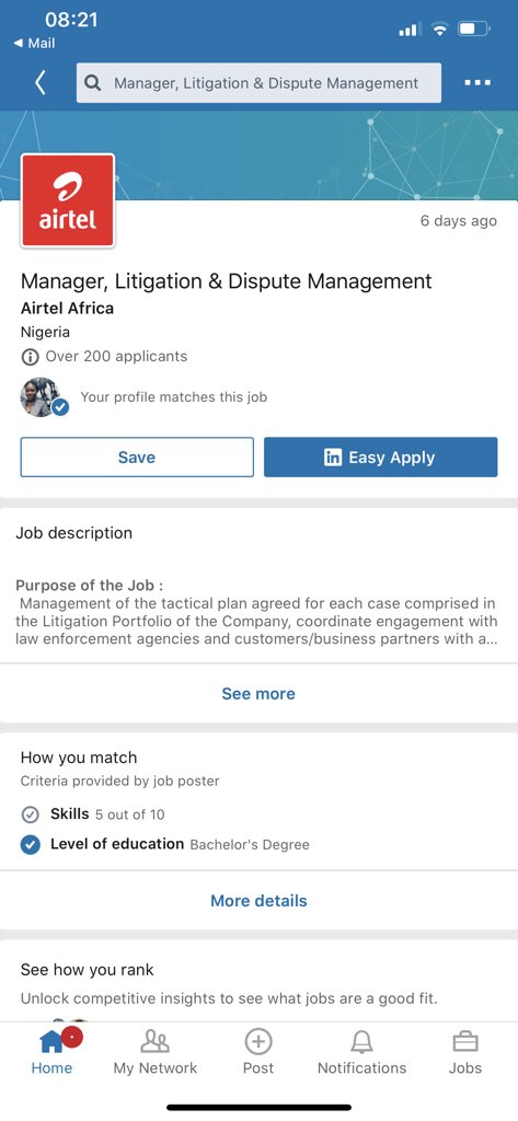 Application for this is only via LinkedIn.Just search for it.Minimum of 7 years work experience