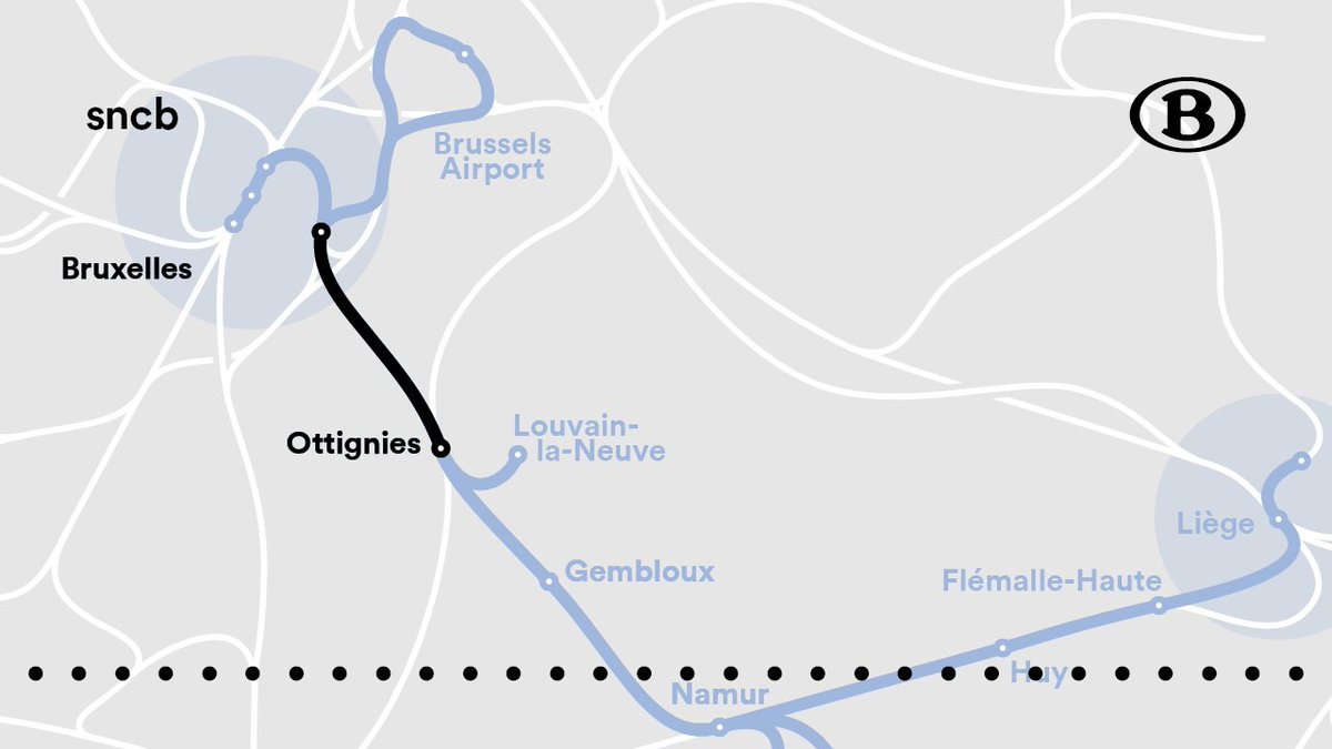 🚆 Suite à une caténaire endommagée par un train à Boisfort, le trafic est perturbé entre Bruxelles et Ottignies.

⚠️ Des retards importants et des suppressions sont à prévoir. #SNCB