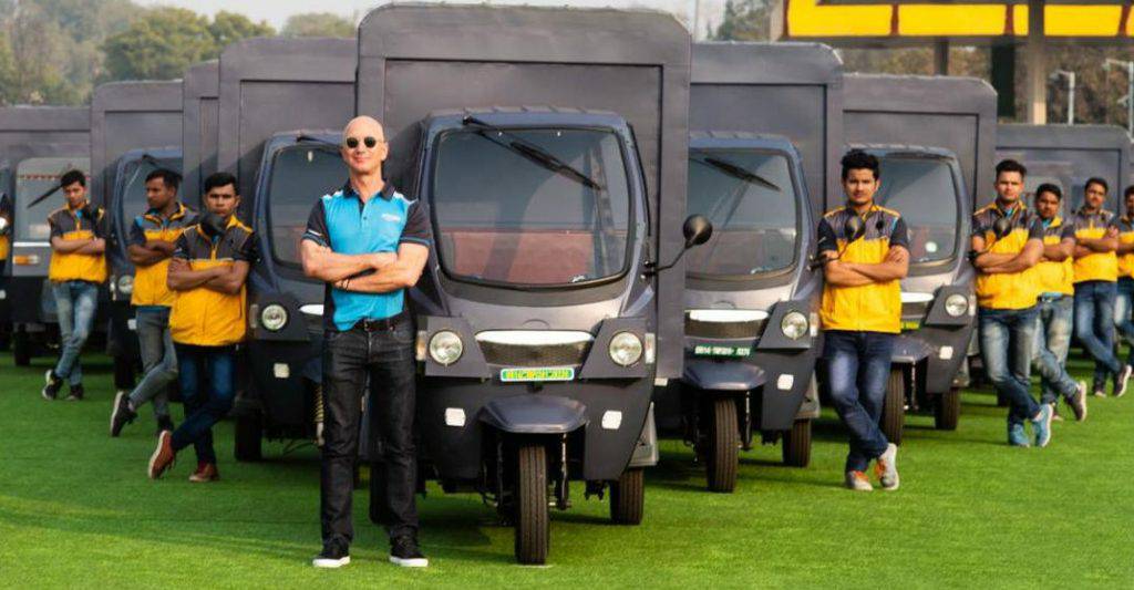 SmartyTech's tweet image. Amazon India announced that there will be fleet of delivery vehicles in the country will include 10,000 electric vehicles (EVs) by 2025 in India. #tuesdaythoughts #thebachelor @AmazonindiaIn Amazon India