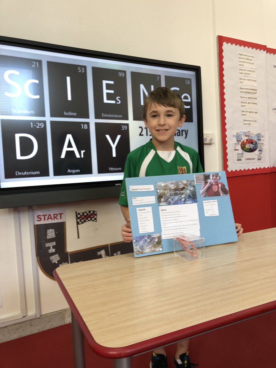 VHPS_Year4's tweet photo. Look at the scientists we have in 4R! It was wonderful to listen to their investigations and what they found out. #GoVHPS #VHPSchallenge 🧪 https://t.co/EaOJoUgwEM