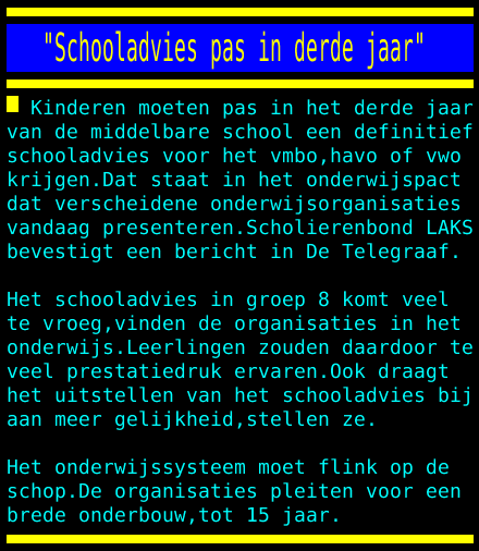 onderwijs