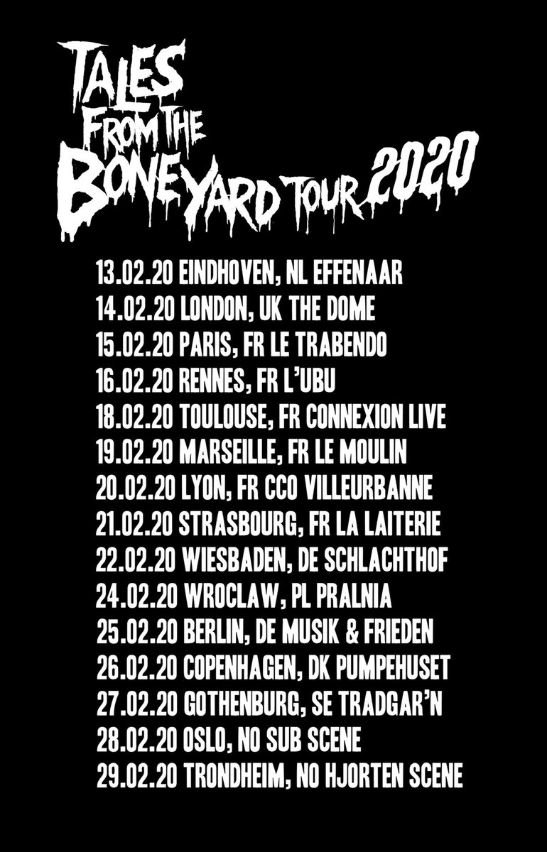 DWTDmusic's tweet photo. Tales From The Boneyard Tour is coming up real soon! Get your tickets before it’s too late! 

⬇️Tickets⬇️
https://t.co/YfWr6dmBgi https://t.co/vBOM0bY6ea