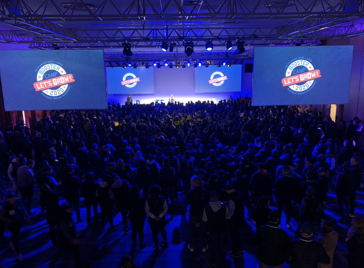 L’année 2020 commence à merveille. Rencontre avec l’ensemble des collaborateurs <a href="/BouyguesTel_Ent/">Bouygues Telecom Entreprises</a> et nos chers distributeurs pour la convention <a href="/bouyguestelecom/">Bouygues Telecom</a>. Je ressens beaucoup d’enthousiasme et d’énergie pour atteindre nos nouveaux objectifs.