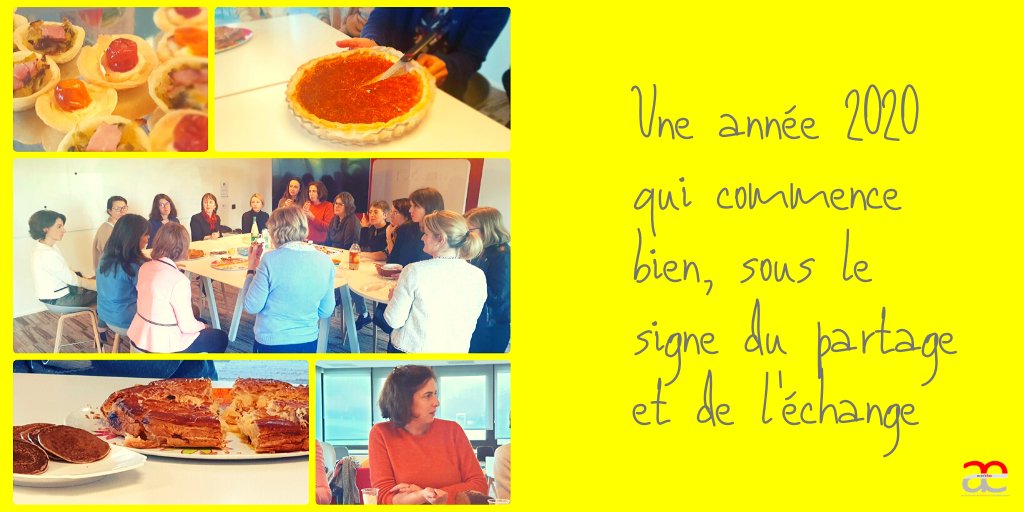 Avec_Elles's tweet photo. [ Ça se passe chez #AvecElles ] La galette à #Brest, c'était hier : un moment comme on les aime 😍 et une année qui démarre sous d'heureux auspices. Merci 🙏 https://t.co/yGRTmpSlO7