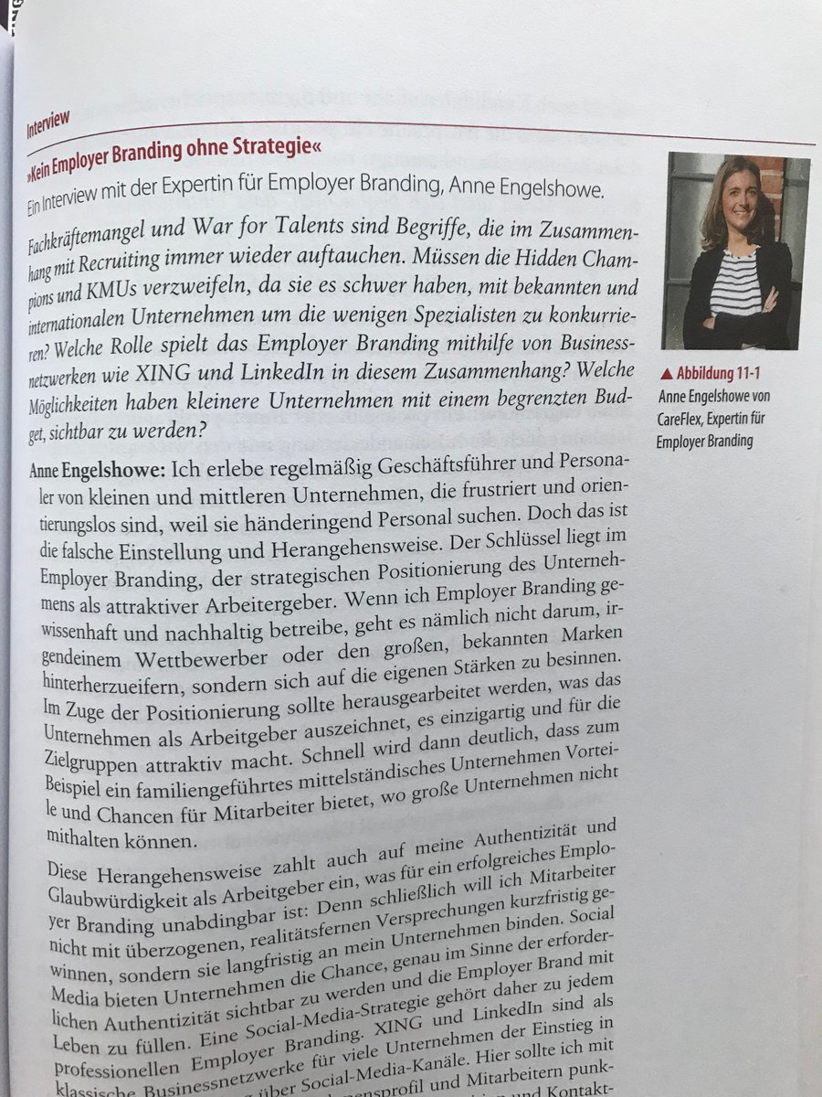 KatjaKupka's tweet photo. Ich stelle Euch @AnneEngelshowe vor mit ihrem Beitrag zu unserem Praxishandbuch Social Media Marketing @oreillyverlag. Für mein Kapitel zu #EmployerBranding und #SocialRecruting sprach ich mit ihr über Strategien für Employer Branding. Danke liebe Anne für das tolle #Interview. https://t.co/ezwXA3LAiV