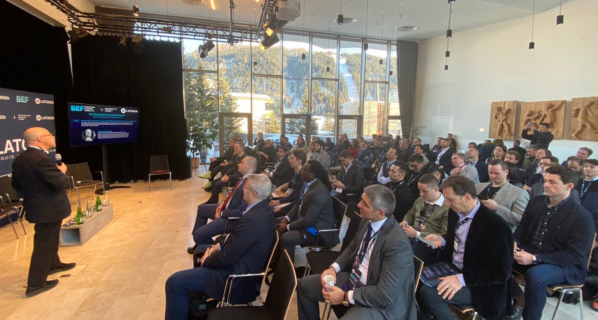 DataGmbh's tweet image. Great #WEF2020  event on #DLT with room to share our work on carbon tokenization. Thanks @BlockchainCI, @LATOKEN, J. Christopher Giancarlo #ClimateAware #sustainablefinance