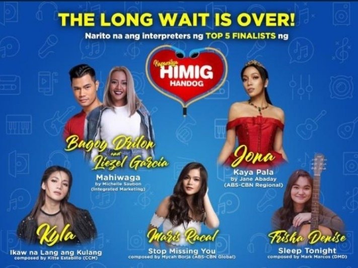 TheLiezelians's tweet photo. Let's all send our good lucks to @imLiezelGarcia &amp; @BUGOYDRILON for their Kapamilya Himig Handog performance tonight!!! (Abs-cbn employees-only competition)

We're rooting for you, guys! 😊 You got this! 👏🏼

P.S. Sana i-release yung song para marinig din natin. Haha! 😁✌🏼 https://t.co/sfliZsdHsF