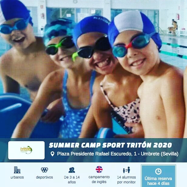 TritonCamp's tweet photo. Hola a todos, estamos de vuelta. En el mes de febrero tendréis disponible toda la información sobre el SUMMER CAMP SPORT TRITÓN 2020 en nuestra web. @Supraljarafe https://t.co/6bpotOM7A8