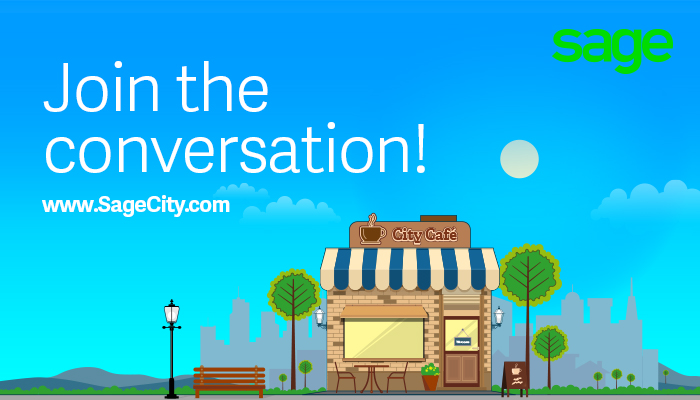What’s your best tip for using your #Sage software? Share it in #SageCity!

 Join the discussion with peers, <a href="/SagePartners/">Sage Partners</a>, and pros today: 

1) Visit SageCity.com. 

2) Click on “Support Groups." 

3) Choose software and click “Forums.” 

#EngageWithSage