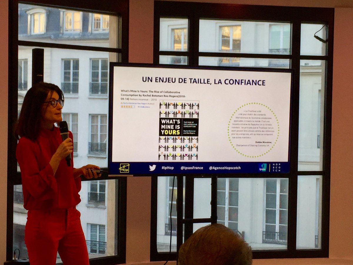 La #confiance un enjeu de taille dans l’économie du #Share #Gensdeconfiance #wantedcommunity ⁦<a href="/laurencehopscot/">Laurence Malençon</a>⁩ ⁦@AgenceHopscotch⁩ ⁦<a href="/HOPSCOTCHgroupe/">HOPSCOTCH Groupe</a>⁩ ⁦<a href="/IpsosFrance/">Ipsos France</a>⁩