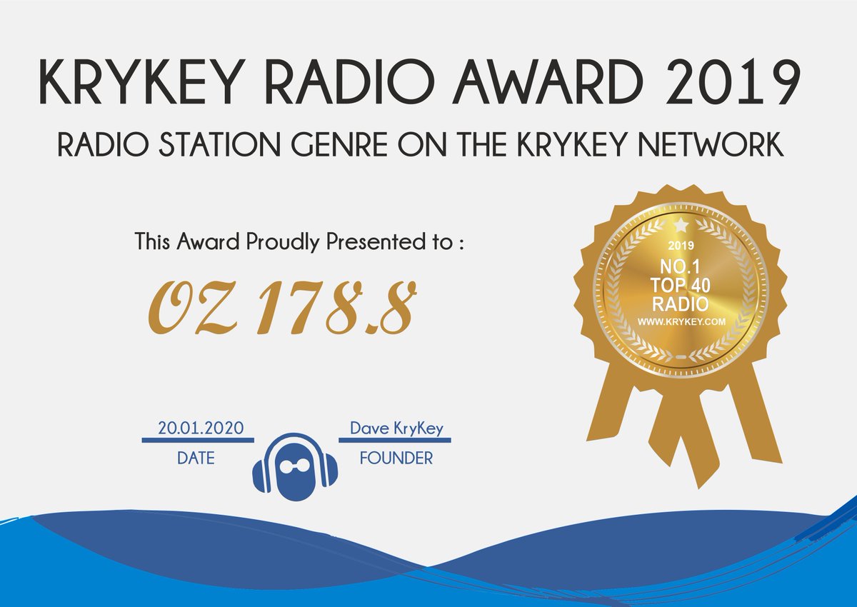 Top40WebRadio's tweet image. the #1 #Top40 #Radio station on #KryKey is OZ 178.8 OZ1788.com lyvradio.com/OZZY #betterthanfm