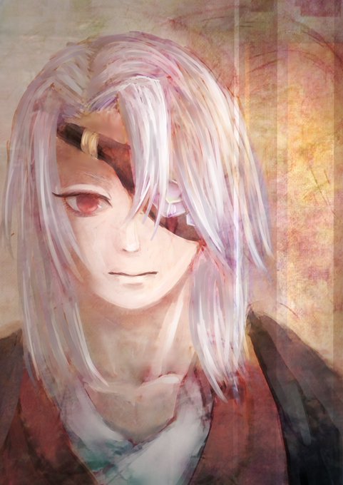 百鬼。さんがTwitterに投稿した宇髄天元(鬼滅の刃)のイラスト。