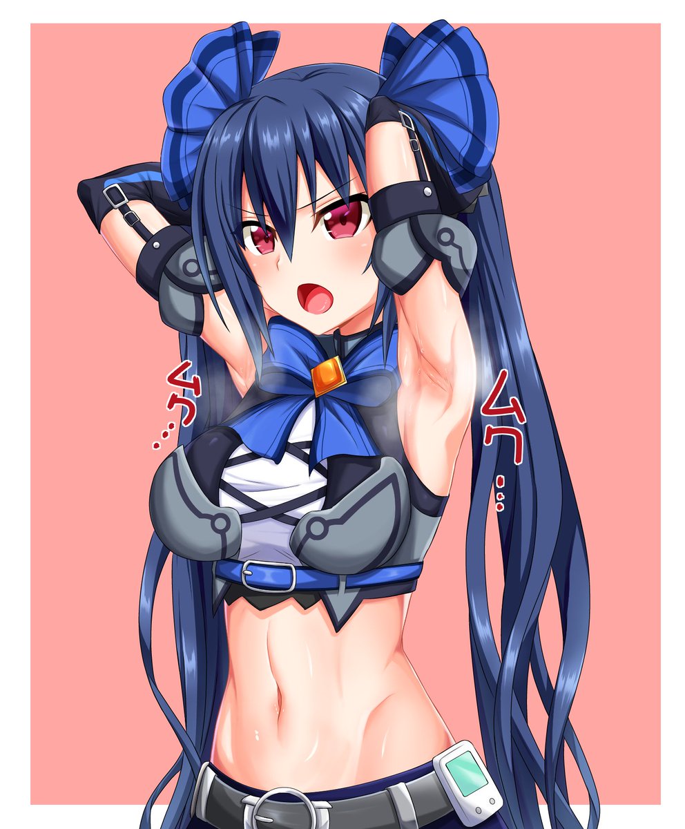 リクエストで描いた腋臭ノワールちゃん
ムワムワ… 