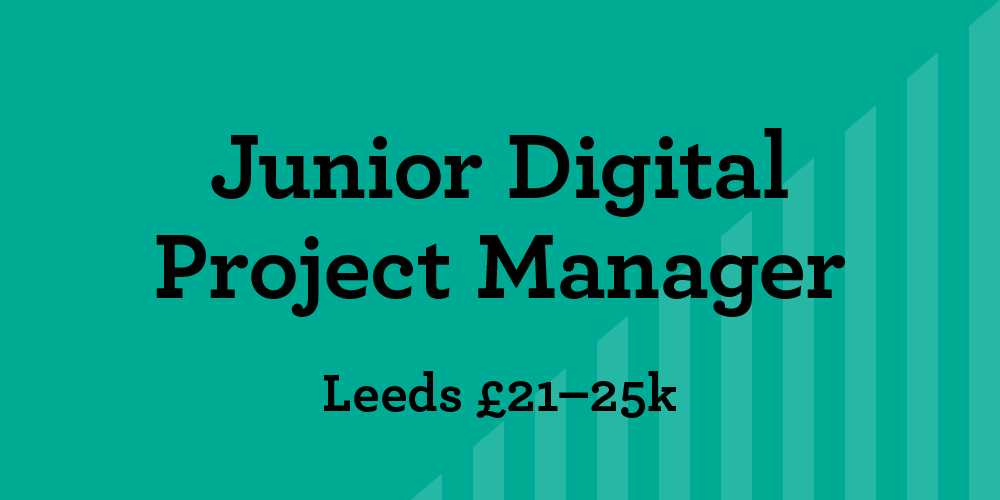 craft_jobs's tweet photo. Junior Digital Project Manager in Leeds https://t.co/hSUXUdN1ju #juniorprojectmanager #digitalagency #webdesign https://t.co/9dV2xMYOil