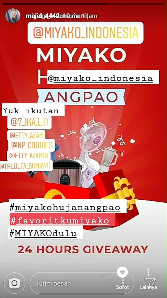 Atfim_Rohmah's tweet photo. @Miyako_Indo Done, IG: majid_4442
Fb: majid Rohmah https://t.co/fInCzIqjGQ