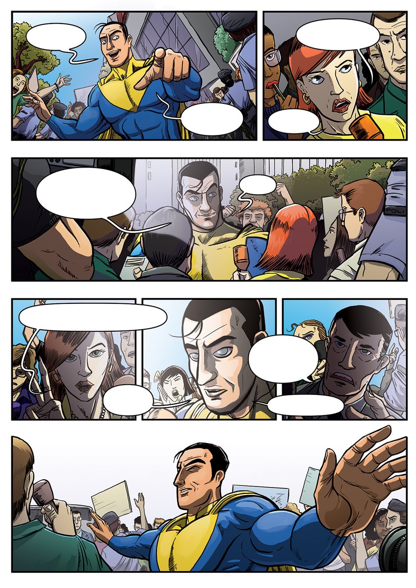 FilipeDPina's tweet photo. Introducing, Alpha-Male! A tragicomedy Graphic Novel.
Me and Osvaldo have been working on this for almost 5 years now and I am really happy to start showing some pages. And a website, off course ☕️

More info at → https://t.co/rBB6UCLPlm

#comics #comicbooks #superhero https://t.co/ThFkZQg2lU