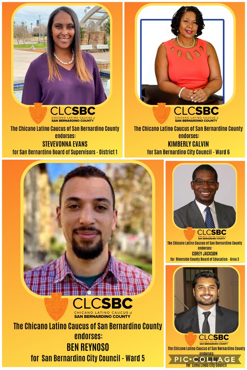 CLCofSBC's tweet photo. Congratulations to all the endorsed candidates! Now go vote March 3rd! #Primary2020 #CLCSBC
@reyes4assembly @abigalforsenate @JoySilver4CA @stevevonna https://t.co/RZETo99I2K