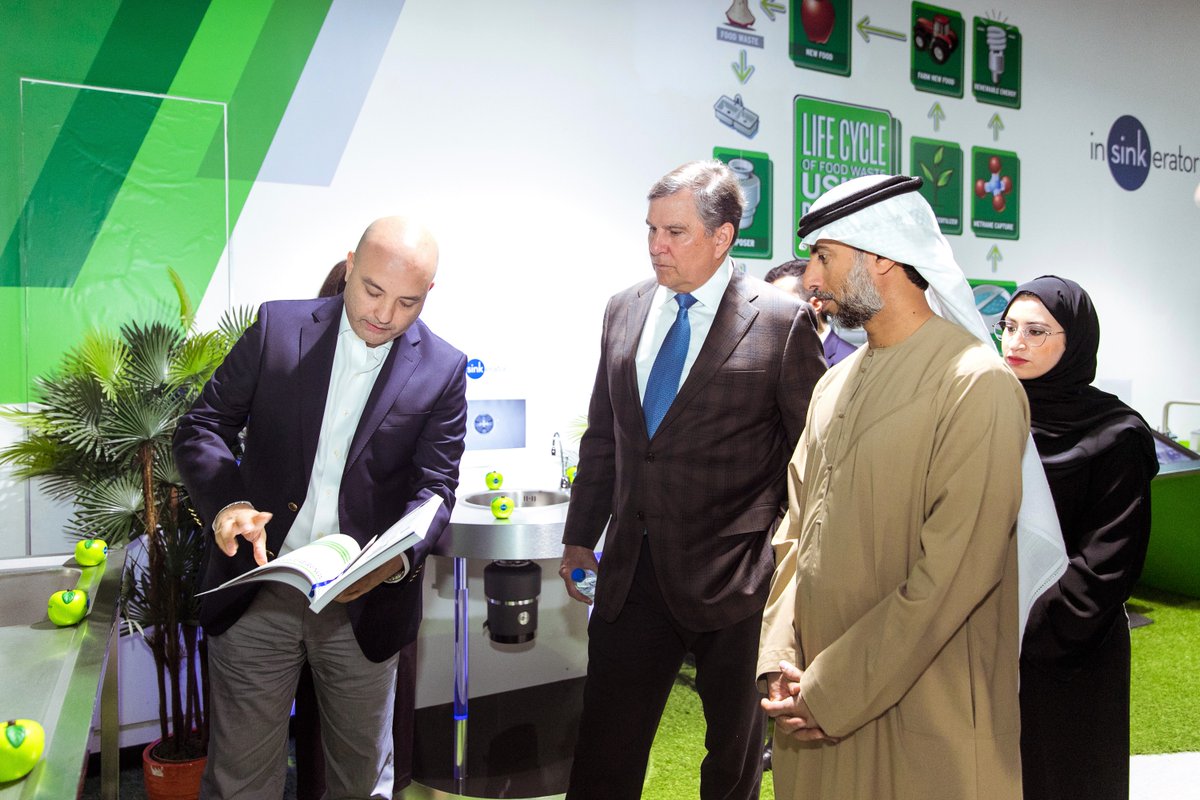 Mohd_Karam's tweet photo. It was an honored to welcome HE Suhail Mohamed Faraj Al Mazrouei, UAE Minister of Energy &amp; Industry, and our Chairman &amp; CEO David Farr at @Emerson MEA regional #headquarter to present @InSinkErator #solutions which will help to achieve #UAE Energy Strategy 2050   @EmersonComRes https://t.co/hG4mQuKjz8