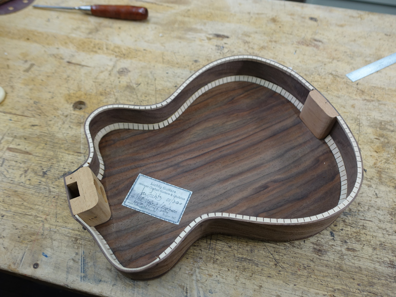 lichtyguitars's tweet photo. Claro Walnut makes for one fine archtop ukulele - stay tuned for finished photos ...https://t.co/t3dUEagkuJ https://t.co/yCmduOoVsu