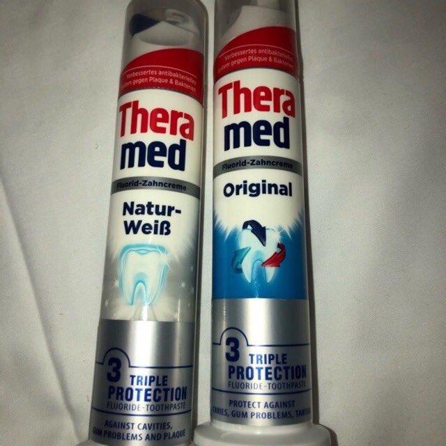 THERAMED 75ml & 100mlaku handcarry dari singapore jadi harganya murah & dijamin original yaa, harganya cuma 49k! bisa free ongkir & ada cashback juga loh.(baca thread ini ya untuk penjelasan tentang theramed!)