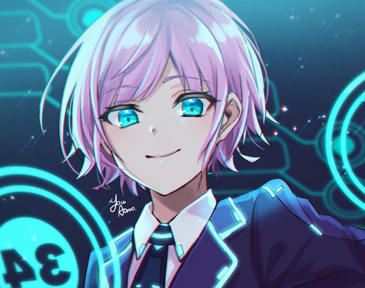 「おめでとう?✨
#りりあーと
#夕陽リリ生誕予定祭2020 」|青野ユウ🐧のイラスト