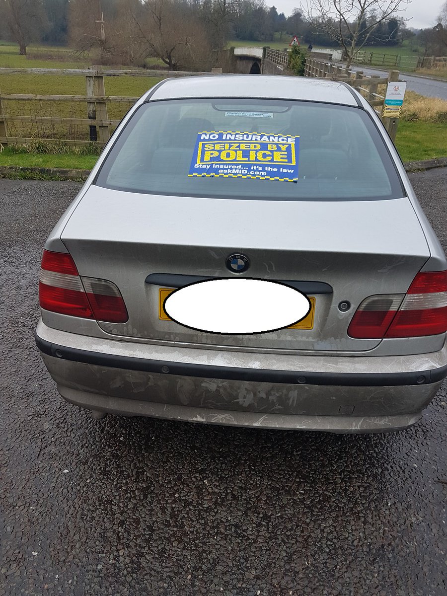 NWPRPU's tweet photo. This car was seized in #StAsaph earlier due to the insurance being  cancelled because of non payment and licence had also expired.

#CheckYourPaperwork #OpDriveInsured https://t.co/zWM6UfLjs4