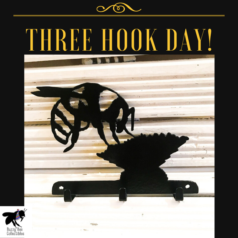 BuzzyBeeColl's tweet photo. Today is our three-hook day. Perfect for a coat, a bag and your keys, these are one of our best sellers.

https://t.co/Sz1EhQbAR0 https://t.co/kJ3xgx9tlS