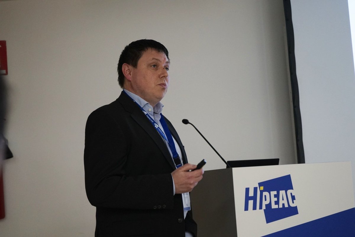 fentissXM's tweet image. @RonnbackMartin presents @risc_v activities of @cobhamgaisler in the #mixedcriticality workshop of #HiPEAC20 @hipeac @DeRISC_H2020_EU