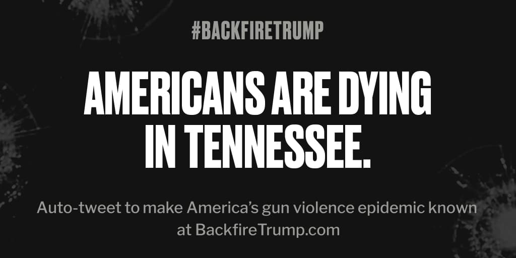 Snowmageddon1's tweet photo. #Tennessee is suffering today after fatal shooting. #POTUS, stop the bloodshed. #BackfireTrump https://t.co/1UHjzih0Tb