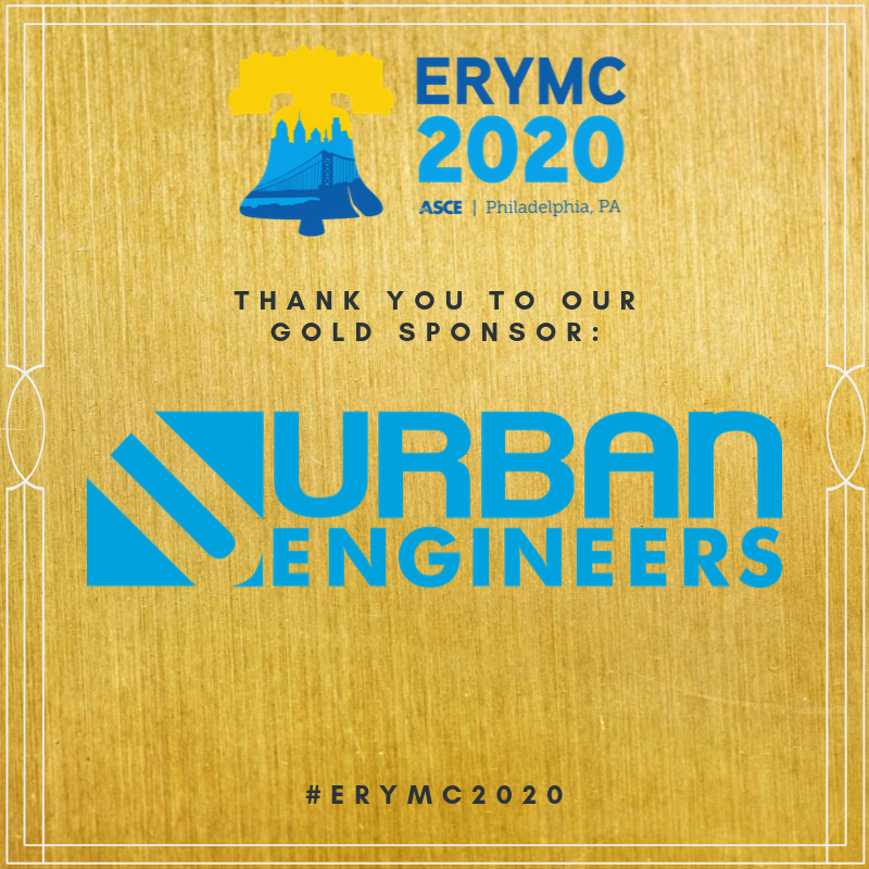 erymc2020's tweet photo. We are proud to recognize @UrbanEngineers as a Gold Sponsor for the 2020 
@ASCETweets Eastern Regional Younger Member Council!

Registration is still available at the late rate of $295.

#ASCE #ASCEMadeMe #ERYMC2020 #MRLCPhilly https://t.co/tvwzbBGk6t