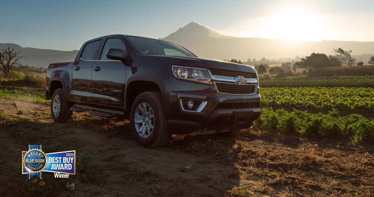 It’s all about the climb. The 2020 #ChevyColorado is a @KelleyBlueBook Best Buy Award Winner